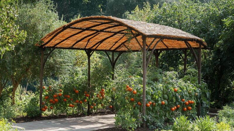 Protegez vos tomates : Comment fabriquer un toit transparent pour un ensoleillement optimal